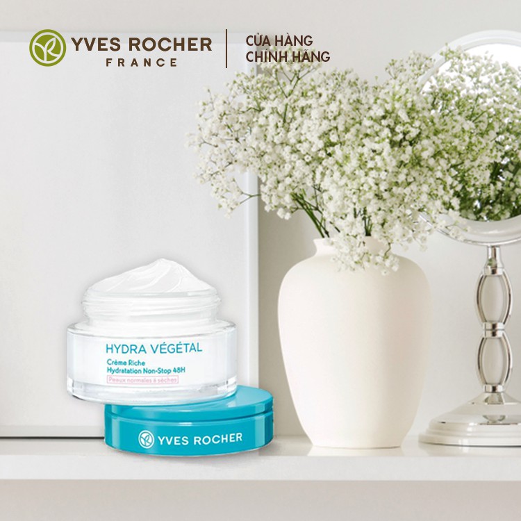 Kem Dưỡng Ẩm Yves Rocher 48h Non -Stop Moisturizing Rich Cream 50ml