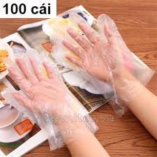 Set 100 găng tay làm bếp nilon hàng Nhật Bản