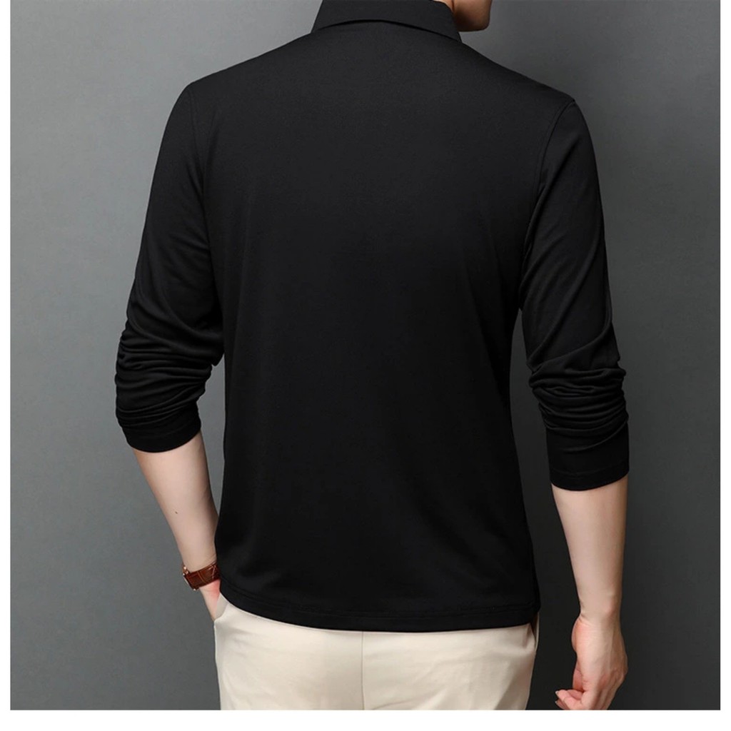 Áo Polo nam tay dài 95% Cotton Hàng VNXK Loại 1 | BigBuy360 - bigbuy360.vn