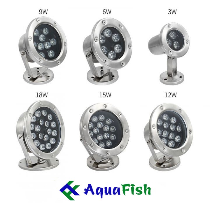 Đèn Âm Nước Chuyên Dụng Dành Cho Hồ Cá Koi, Hồ Cá Ngoài Trời, Hòn Non Bộ