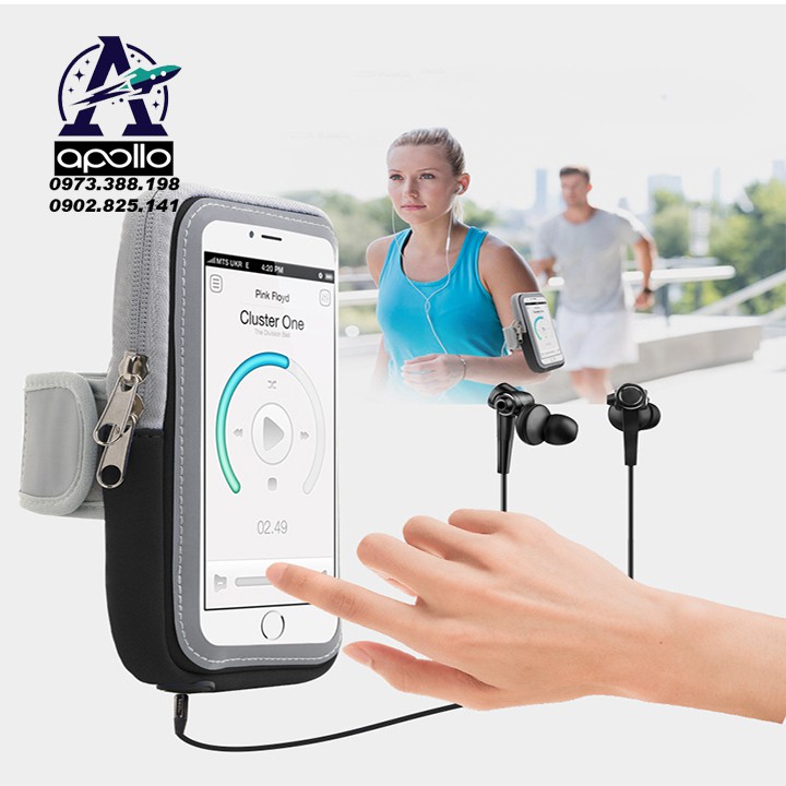 COMBO 05 Bao đeo tay điện thoại tập GYM, chạy bộ MẶT CẢM ỨNG