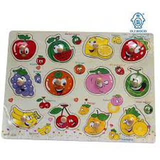 Bảng núm hình hoa quả cho bé