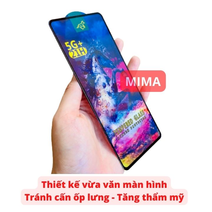 Kính cường lực Oppo Reno 6z/ Reno 6 5g/ Reno 5/ Reno 4 Full màn cao cấp OG+ độ cứng 21H siêu mượt hạn chế vân tay [MIMA]