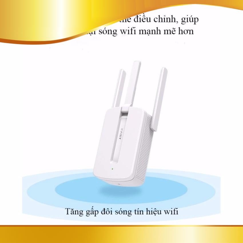 [người bán địa phương] Bộ kích sóng wifi 3 râu Mercury (wireless 300Mbps) cực mạnh, cực tốt