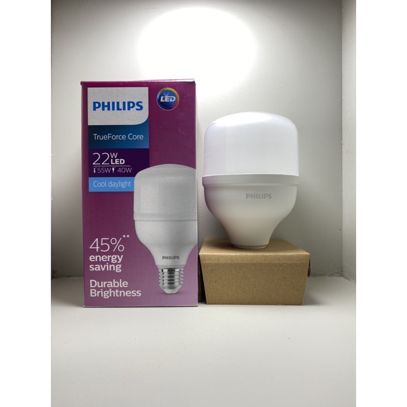 Bóng đèn LED Trụ Philips TForce Core 22W Trắng Vàng Gen 3 E27 SIÊU SÁNG