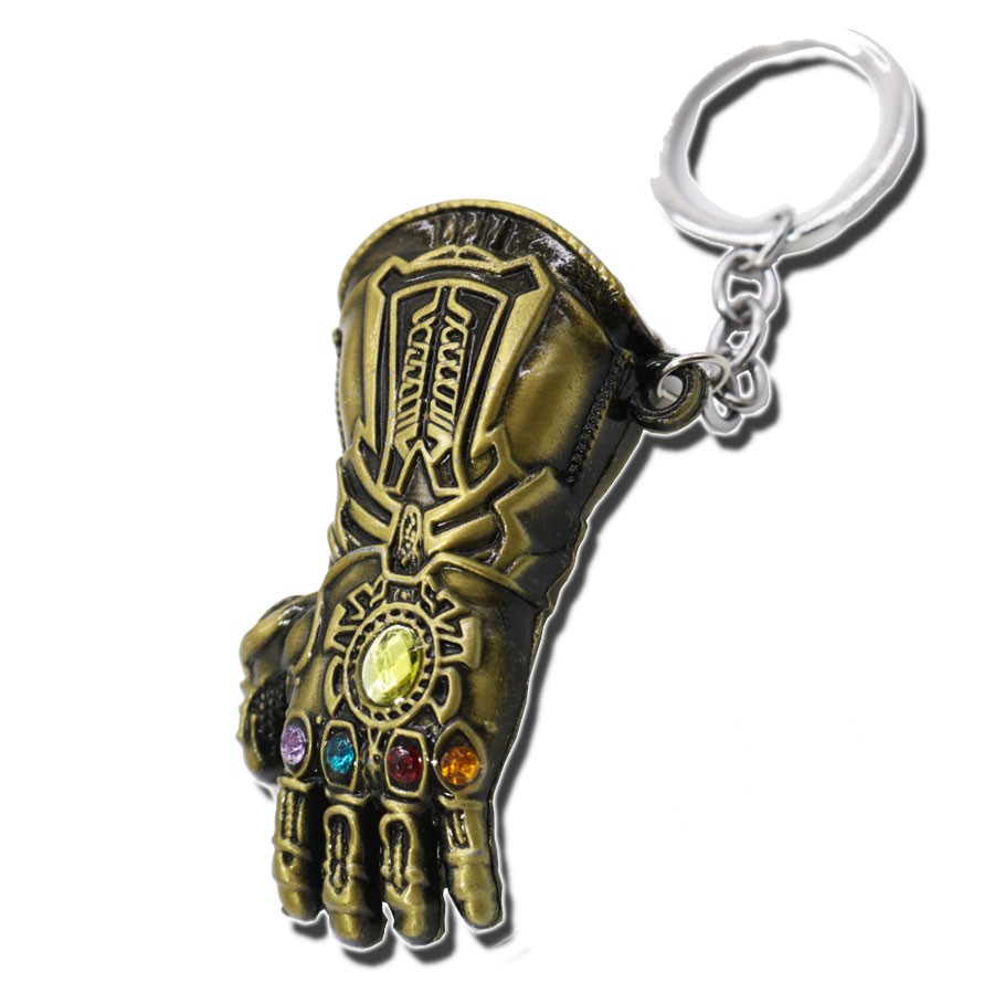 Móc khóa găng tay vô cực Thanos inox không rỉ siêu phẩm Avengers Marvel cho ô tô xe hơi TOO-STORE