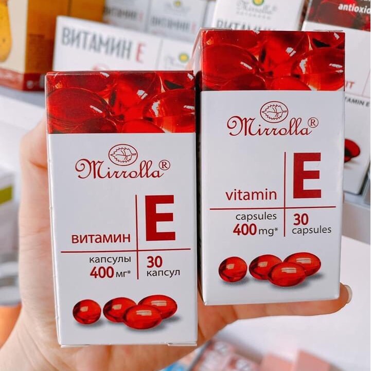 (Chuẩn Auth) VITAMIN E Đỏ Nga 400 IU Dạng Lọ nhựa 30 viên