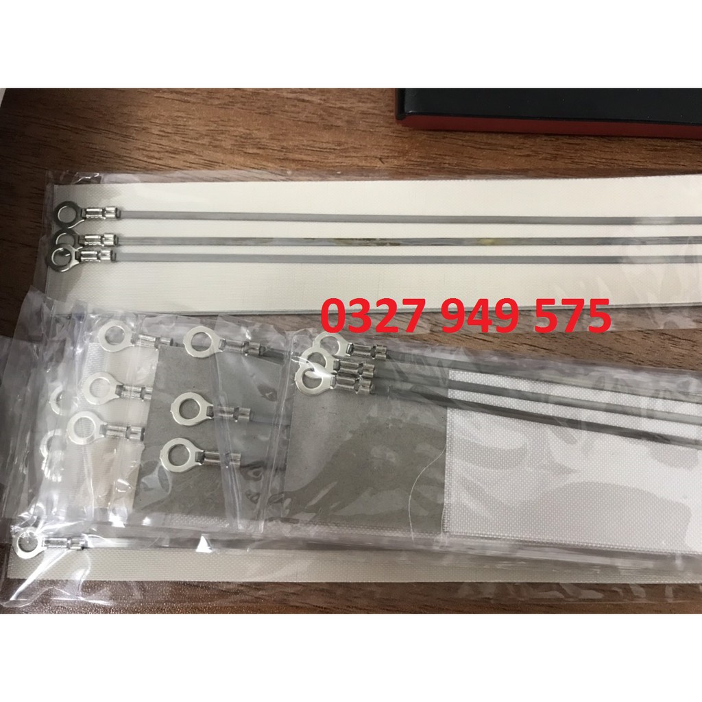 1 bộ - 3 dây thép, 2 vải máy hàn túi M10, M17 Tân Thanh - Máy Việt Nam