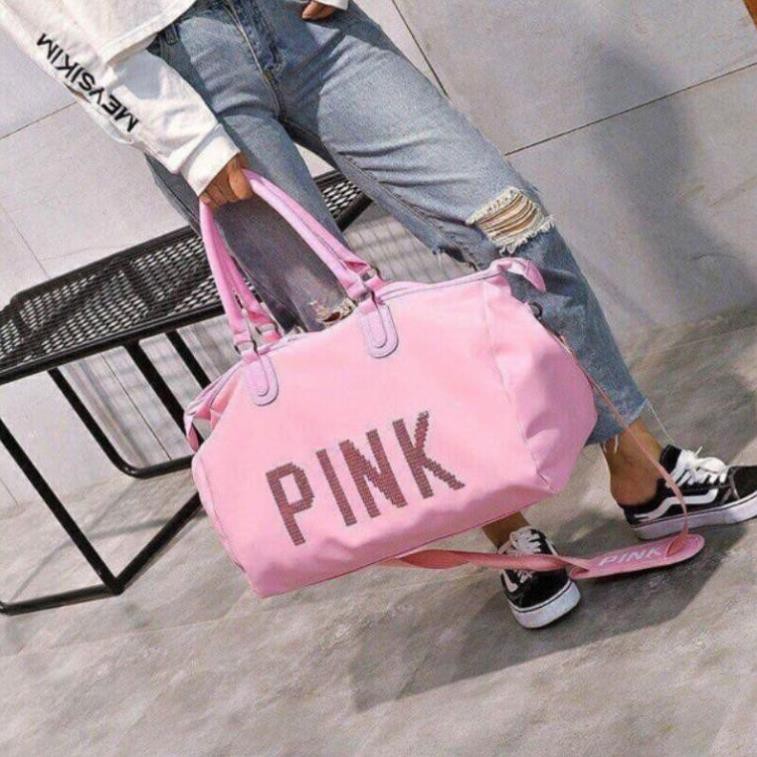 [FREE SHIP] Túi du lịch Pink size to, túi đựng đồ du lịch, tập GYM vừa cá tính vừa thời trang lại gọn nhẹ