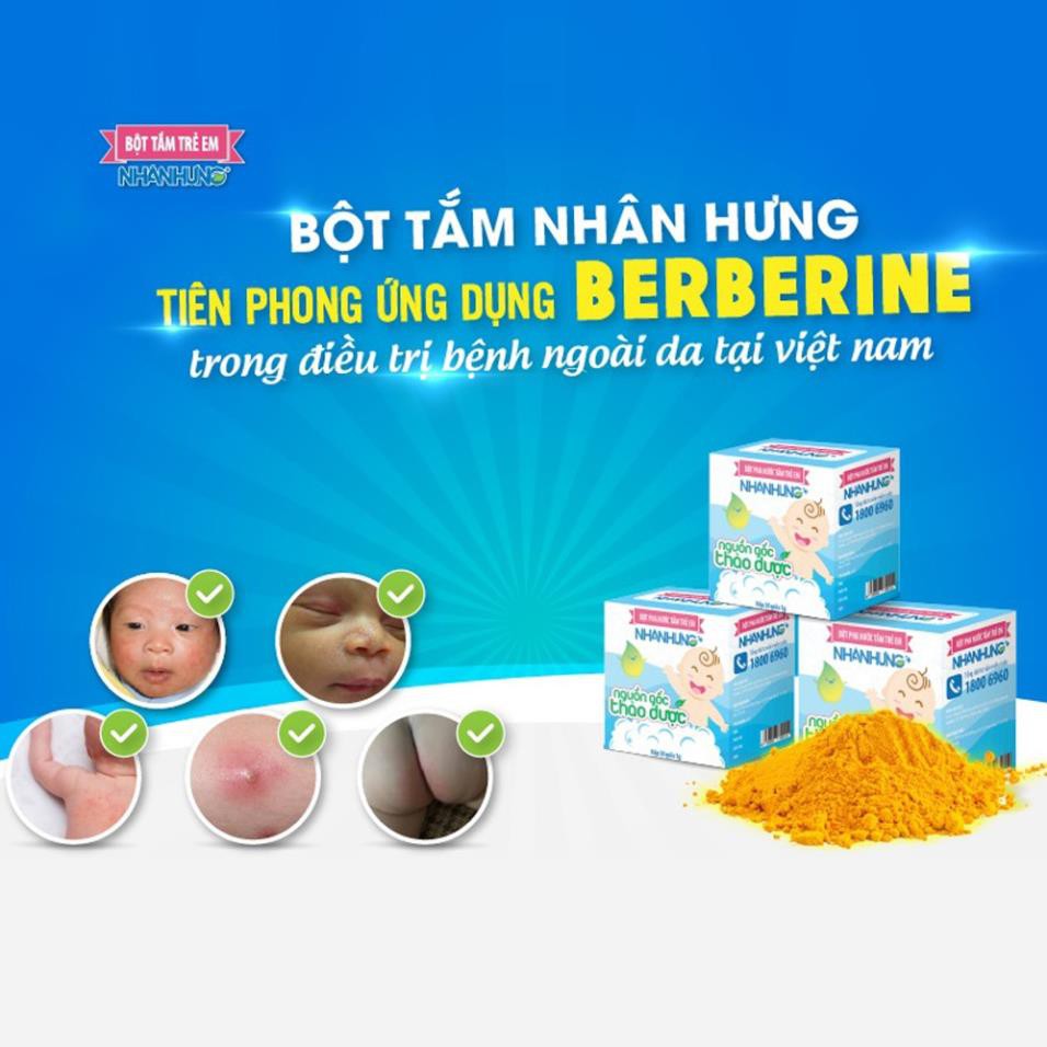 [CHÍNH HÃNG] Bột tắm Nhân Hưng - Hộp 30 gói