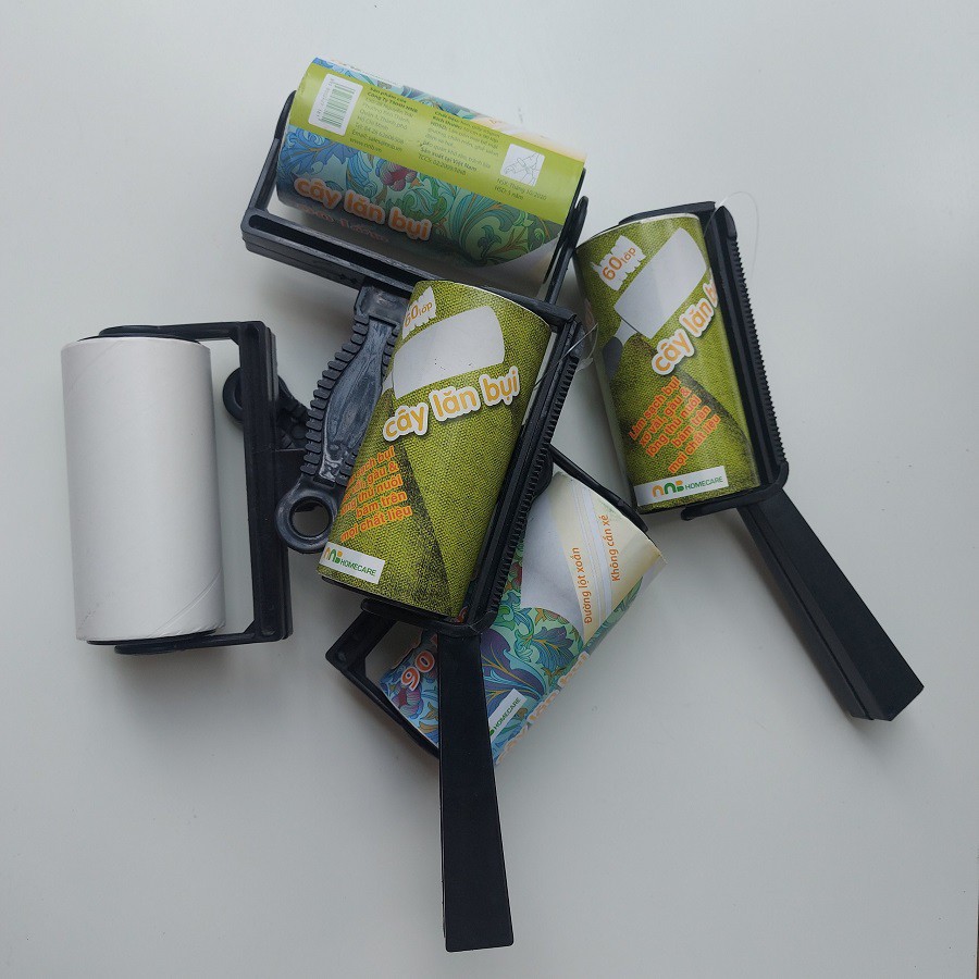 Combo 5 cây lăn bụi ghế sofa, lông chó mèo - CÂY LĂN BỤI ĐA NĂNG