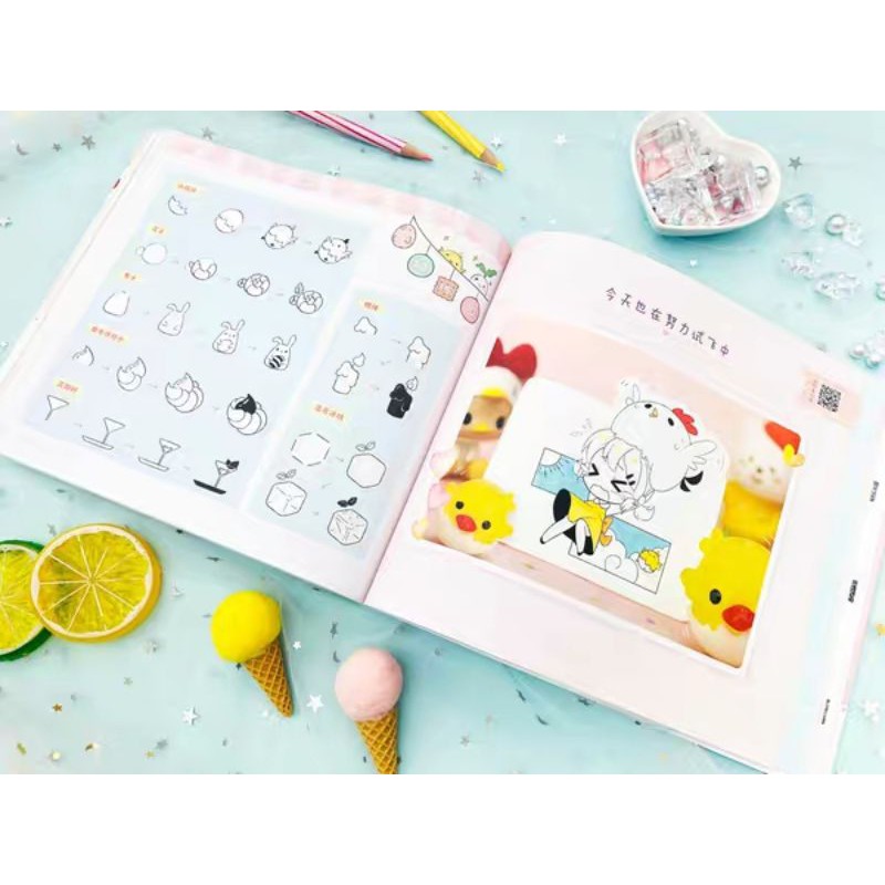 Tập art book dạy vẽ Chibi Q02