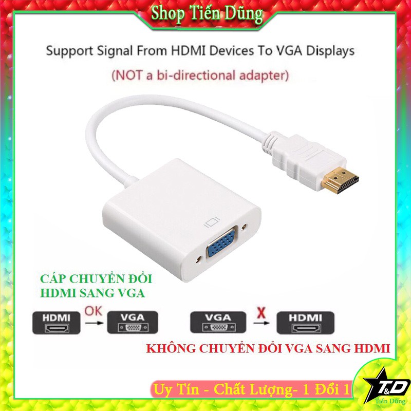 Cáp chuyển hdmi sang vga