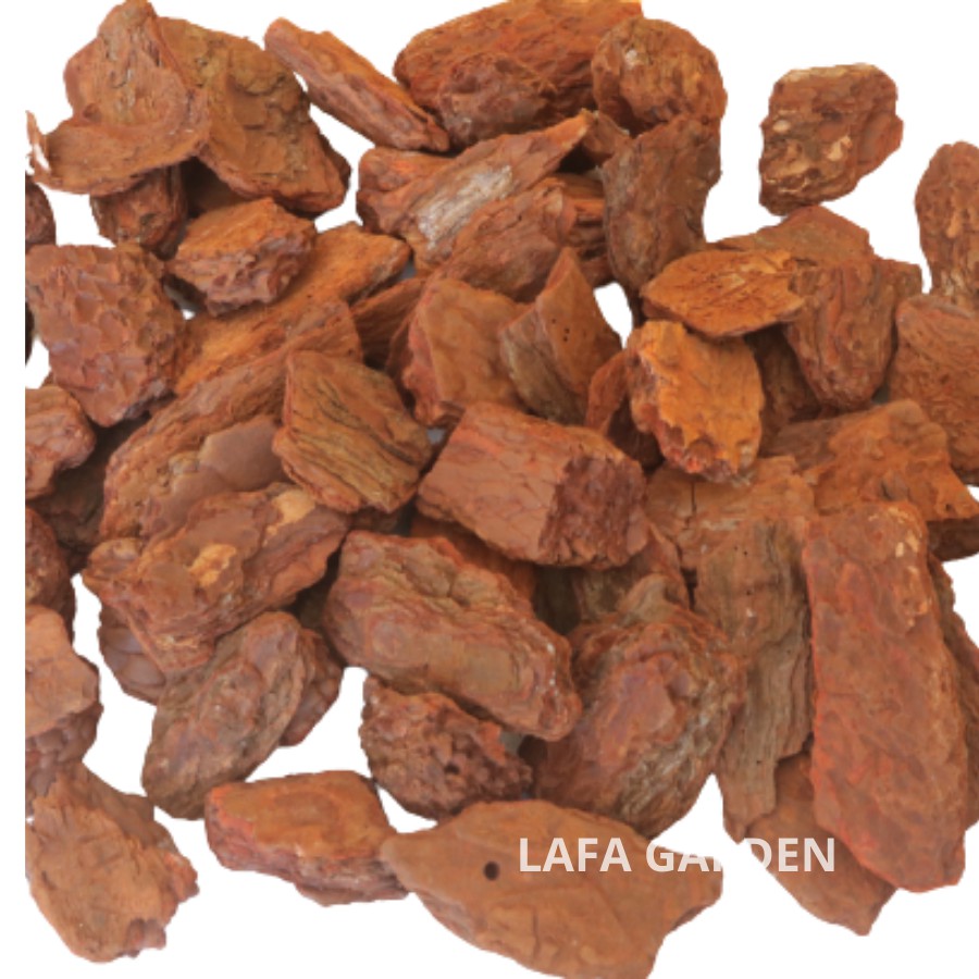 Vỏ thông đỏ trồng hoa lan LAFA PINE BARK túi 1kg giá thể trồng hoa lan đã qua xử lý