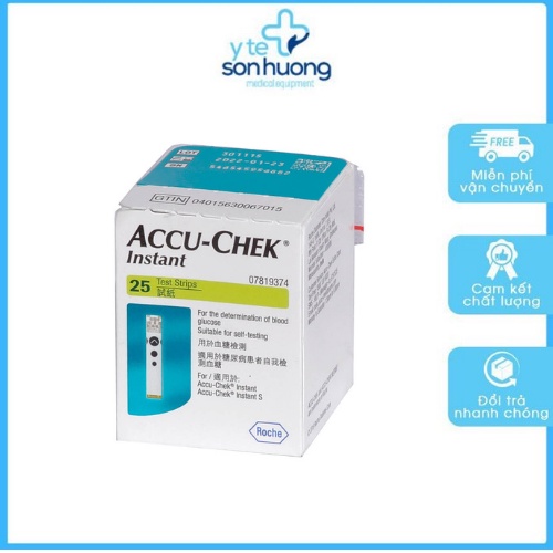 Que thử đường huyết Accuchek Instant 25 (hộp 25)