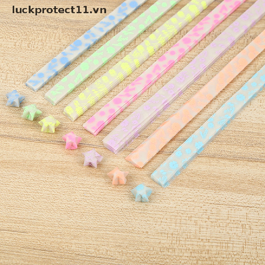 Bộ 210 Dải Giấy Gấp Ngôi Sao May Mắn Xinh Xắn