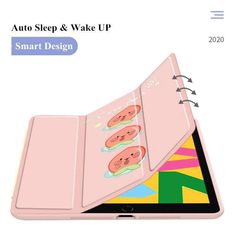 Bao da máy tính bảng TPU nắp gập 4 màu lựa chọn dành cho iPad Air 4/iPad Air/Air2/ 9.7"/10.2"/10.5"/Air 3/2020 pro 11" | BigBuy360 - bigbuy360.vn