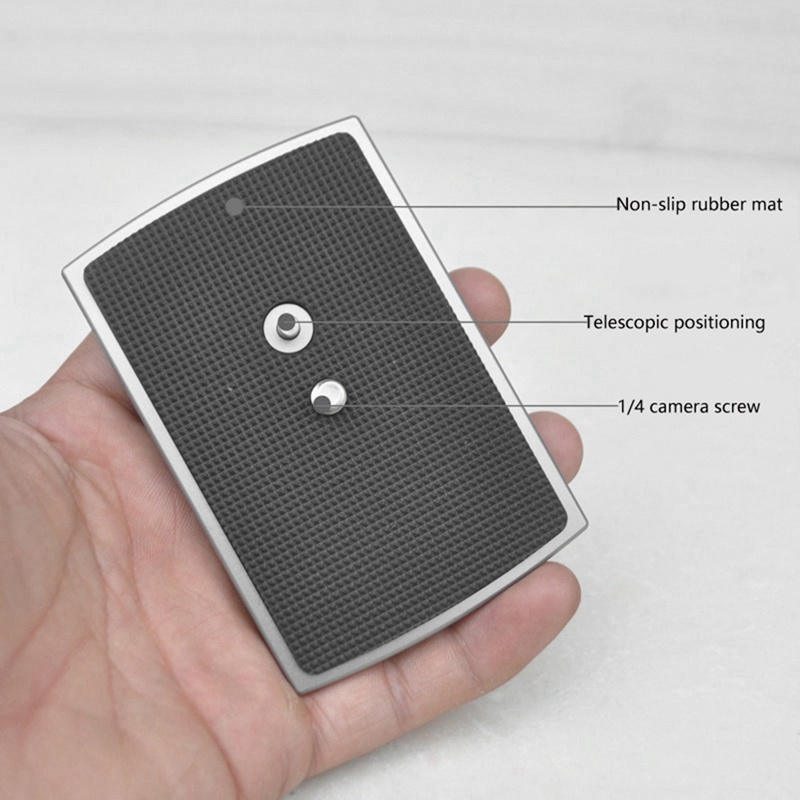 Đĩa Gắn Tháo Lắp Nhanh Màu Đen Cho Giá Đỡ Ba Chân Máy Ảnh Libec TH-650DV 1 / 4 Inch