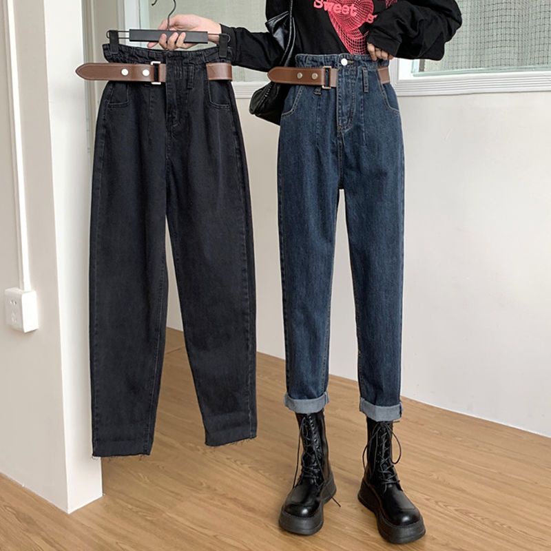 Quần Jean Lưng Cao Dáng Rộng Phong Cách Thời Trang Mới 2022 Dành Cho Nữ