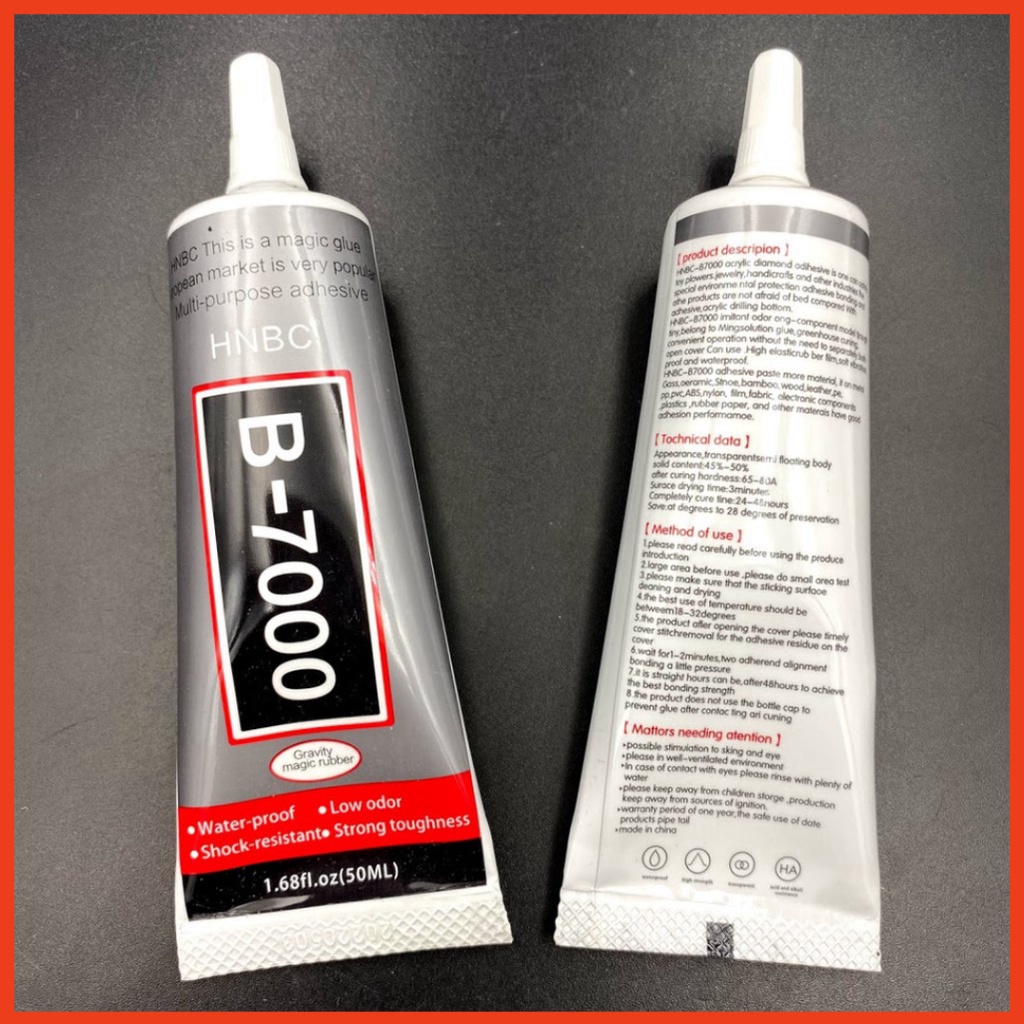 Keo dán điện thoại B7000 trắng trong 50ml