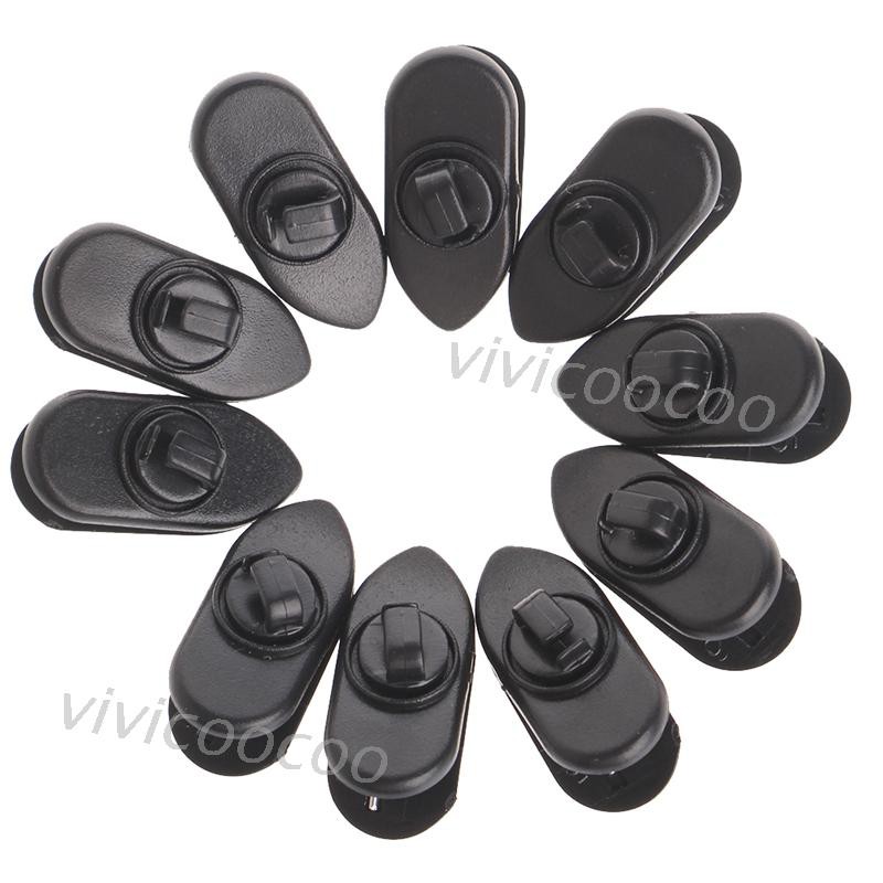 (Hàng Mới Về) Set 10 Kẹp Giữ Dây Cáp Tai Nghe Gọn Gàng Tiện Dụng