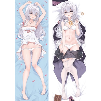 Vỏ Gối In Họa Tiết Hoạt Hình Wandering Witch The Journary of Elaina Dakimakura Otaku