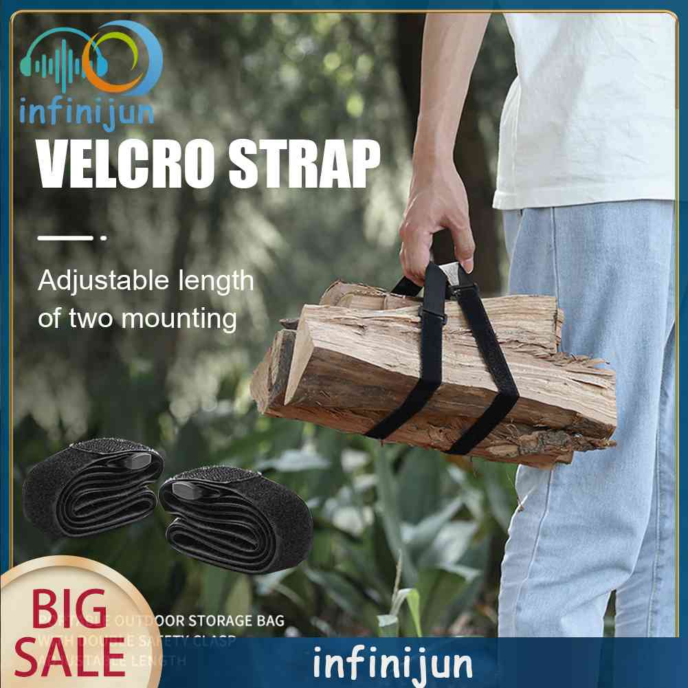 Bộ 2 Dây Dán Cố Định Túi Hàng Hóa Cho Hoạt Động Cắm Trại Ngoài Trời