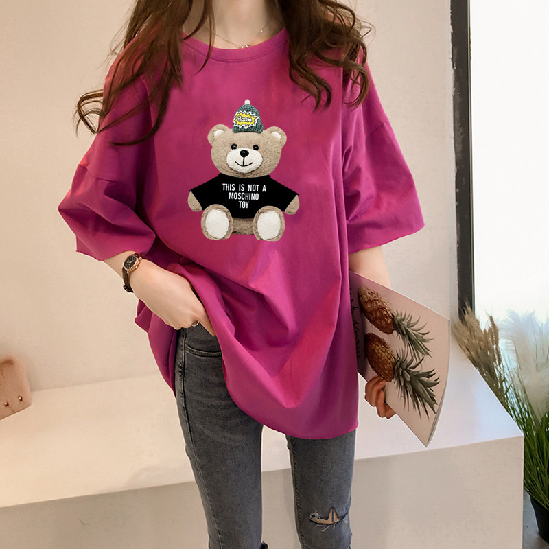 NRVP Áo thun tay ngắn dáng rộng thời trang phong cách cho nữ