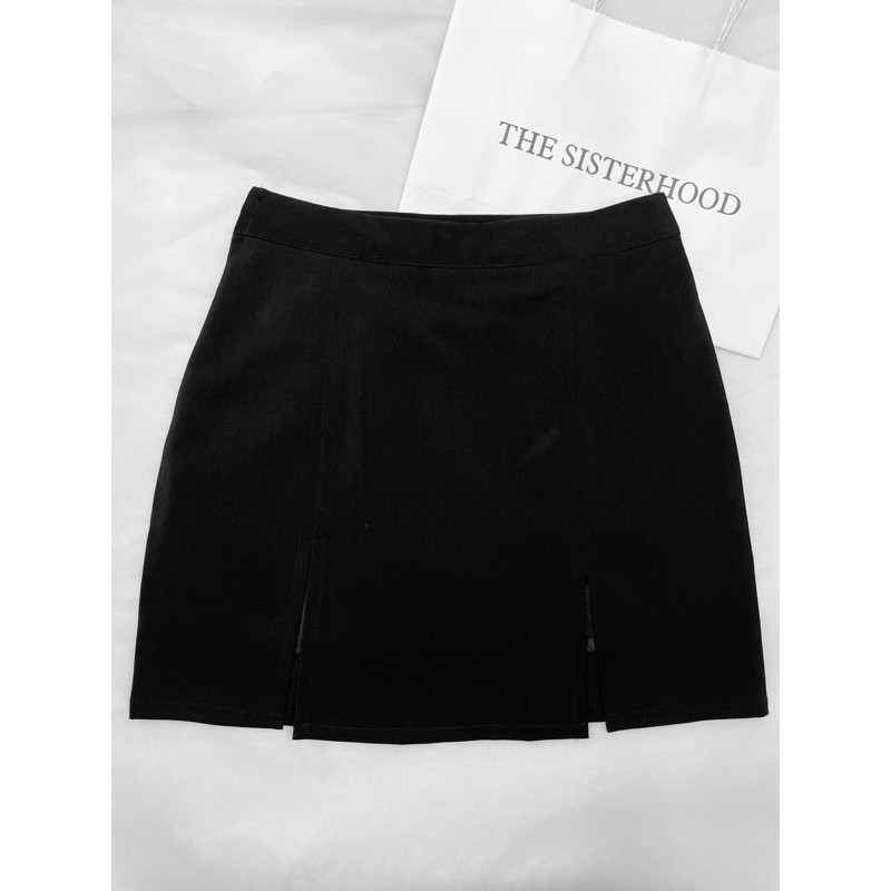 Chân váy chữ A xẻ trước lưng cao | BigBuy360 - bigbuy360.vn