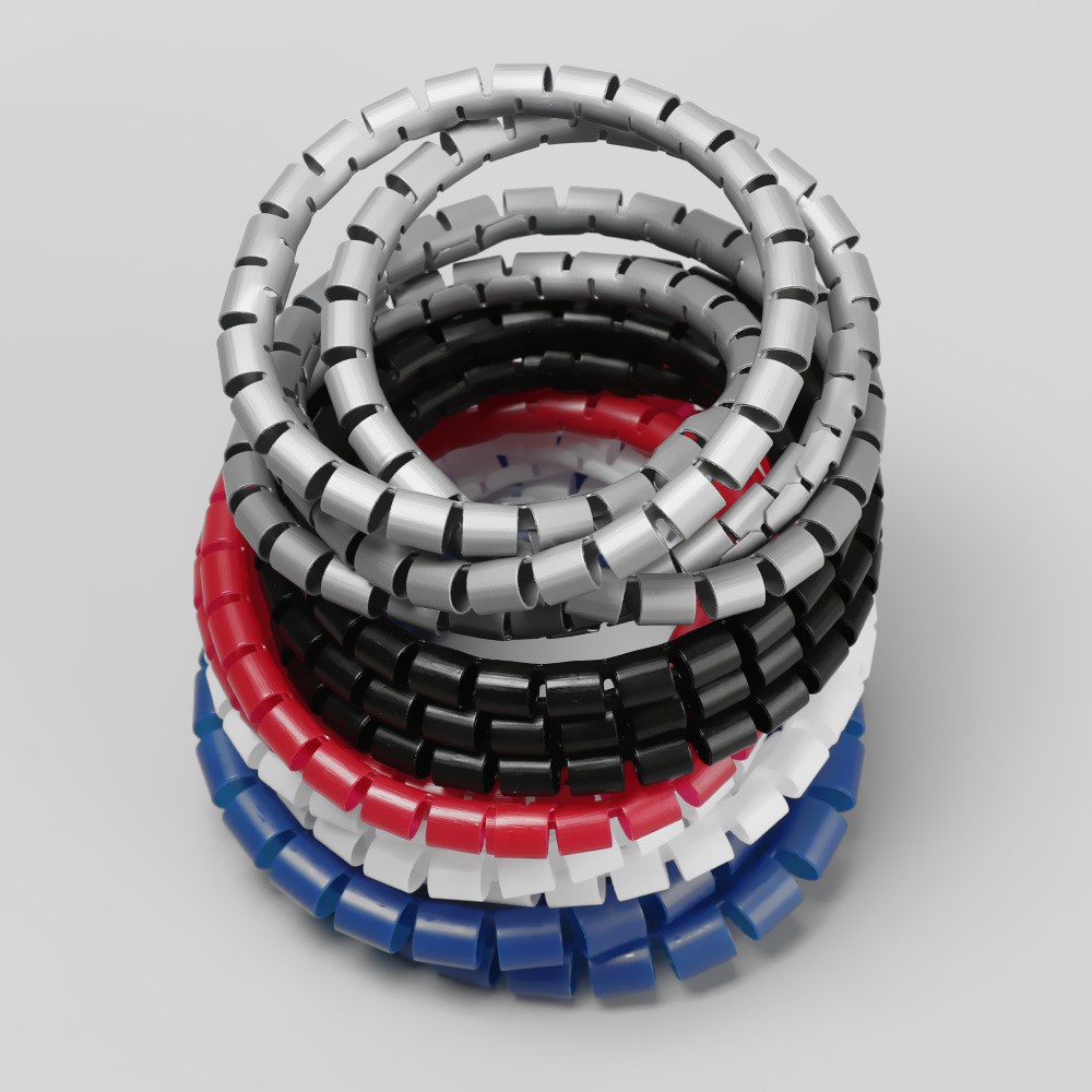 Daphne Ống Bọc Bảo Vệ Dây Cáp Dạng Xoắn Ốc Nhiều Màu Tiện Dụng