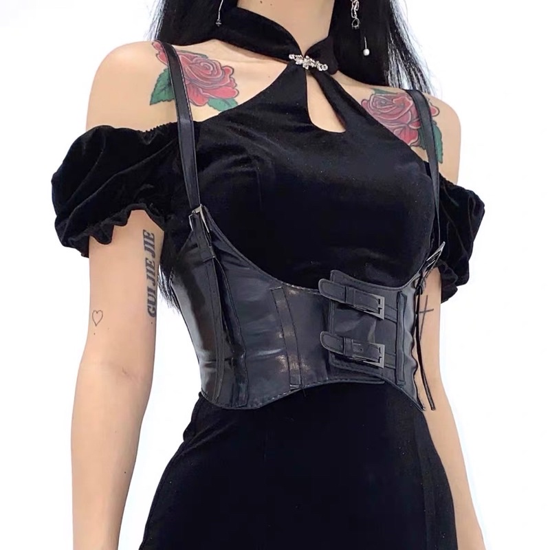 - STRAP BELT - Nịt bản to có thun co giãn