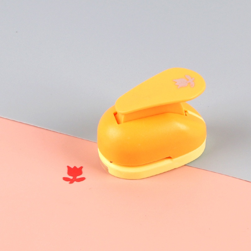 Dụng Cụ Đục Lỗ Giấy Thủ Công Nhiều Họa Tiết Chống Trượt Thoải Mái Cho Học Sinh