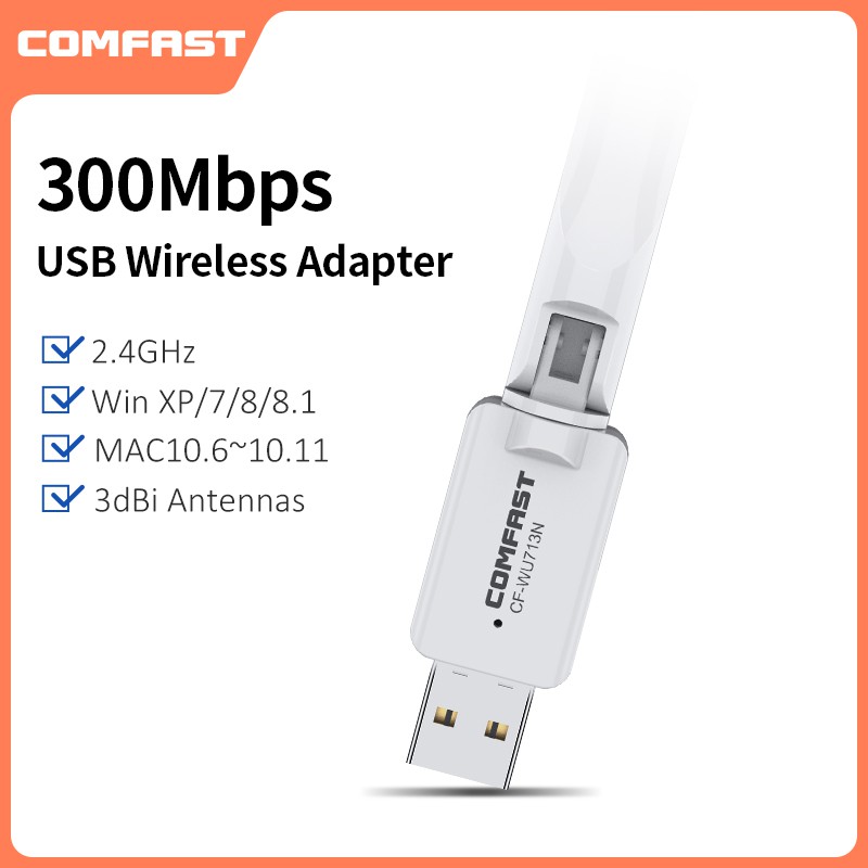 Usb Thu Sóng Wifi 300mbps 802.11n Mt7603