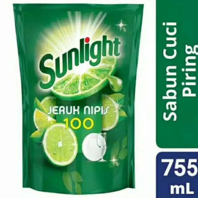 (hàng Mới Về) Máy Rửa Mặt Sunlight Lime Orange Dishwasher755ml