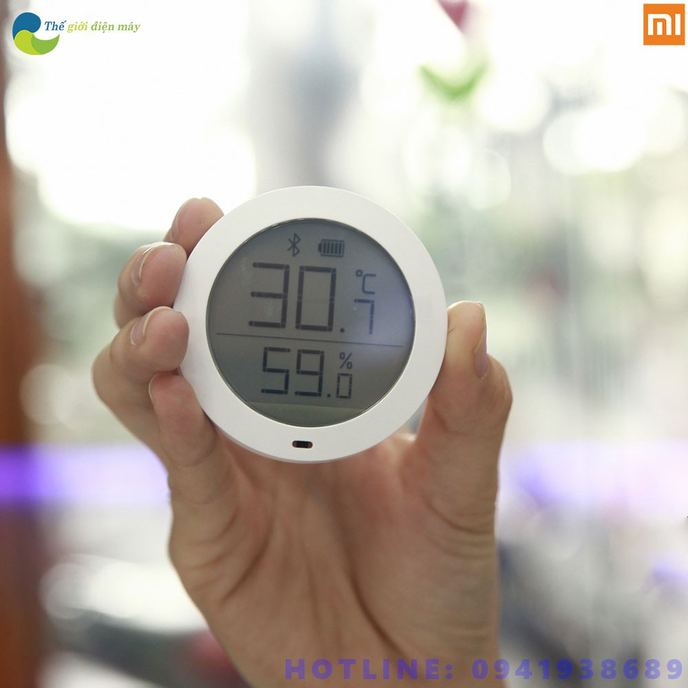 [Bản Quốc Tế] Đồng Hồ Đo Nhiệt Độ và Độ Ẩm Xiaomi Mijia - Bảo Hành 6 Tháng - Shop Thế Giới Điện Máy