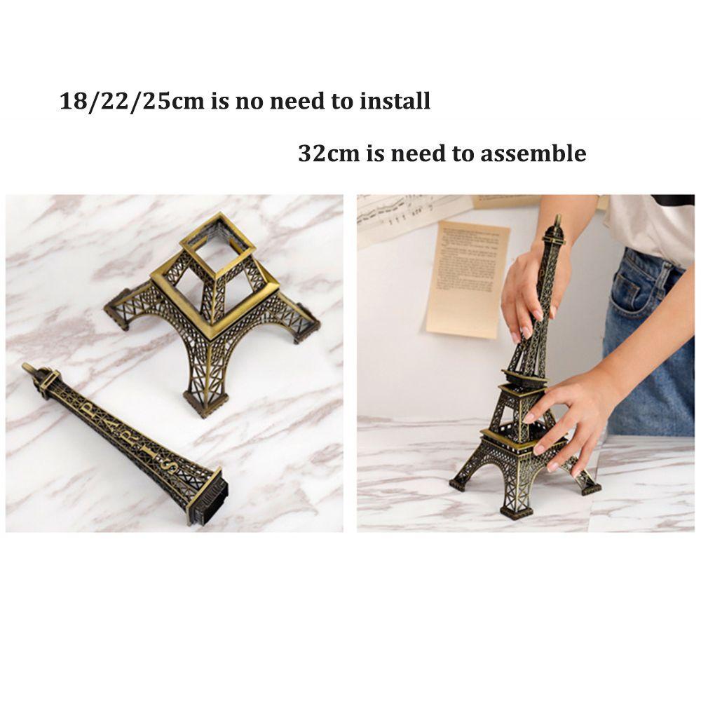 CONOPERY Mô Hình Tháp Eiffel Paris Cổ Điển Bằng Hợp Kim