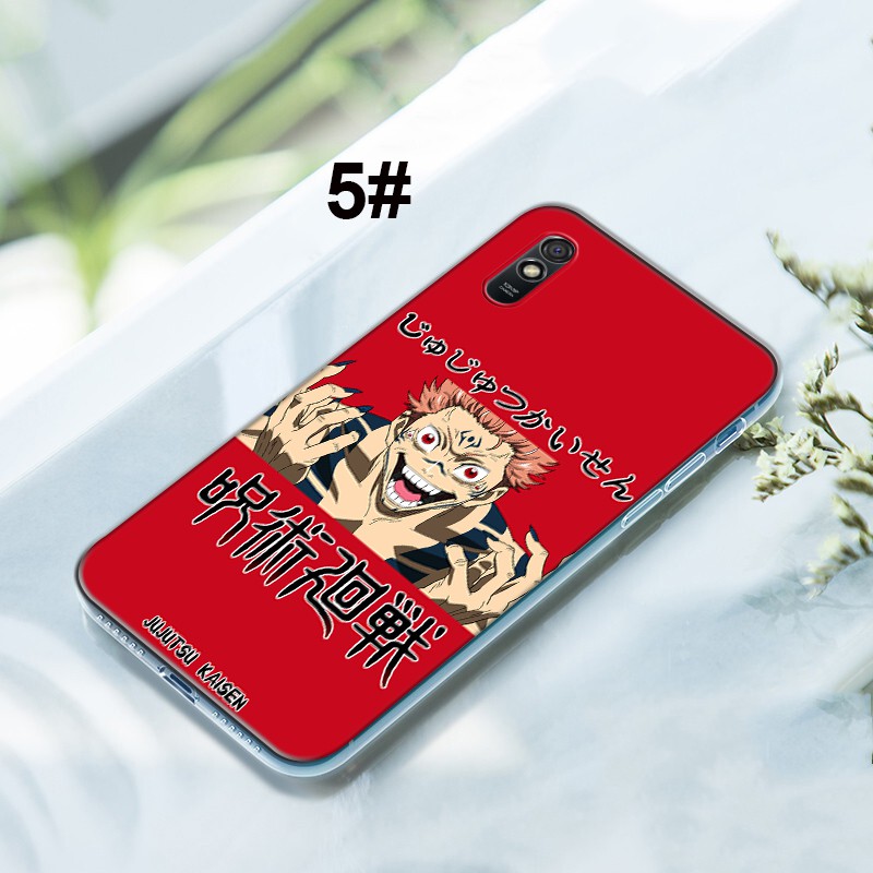 Xiaomi Redmi S2 9A 5 Plus Note 9s Mi A3 Pocophone F1 Mi8 Lite Silicone Soft transparent Case MA29 Jujutsu Kaisen Swag Anime Ready Stock