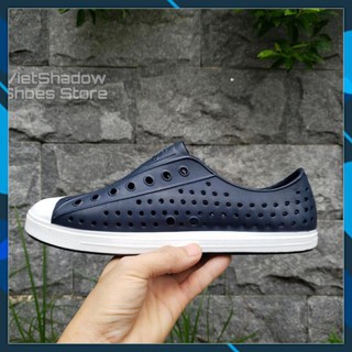 PR7 Giày nhựa đi mưa giới tính - chất nhựa xốp siêu nhẹ, ko thấm nước - Màu xanh Navy 7