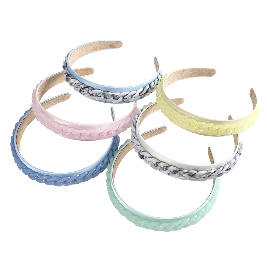 Băng Đô Cài Tóc Màu Trơn Kiểu Dáng Xinh Xắn Thời Trang