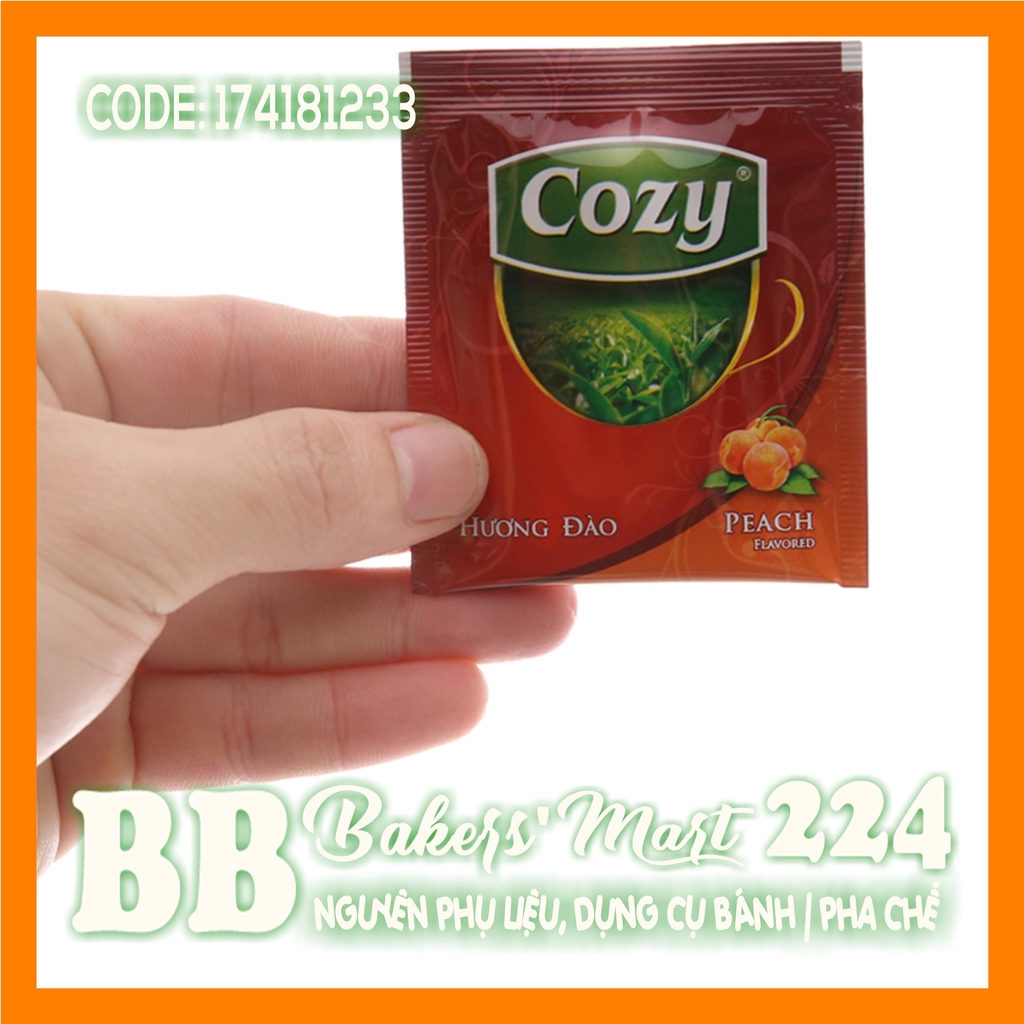 Trà ĐÀO túi lọc COZY - HỘP 50gr (25 gói x 2gr) | BigBuy360 - bigbuy360.vn