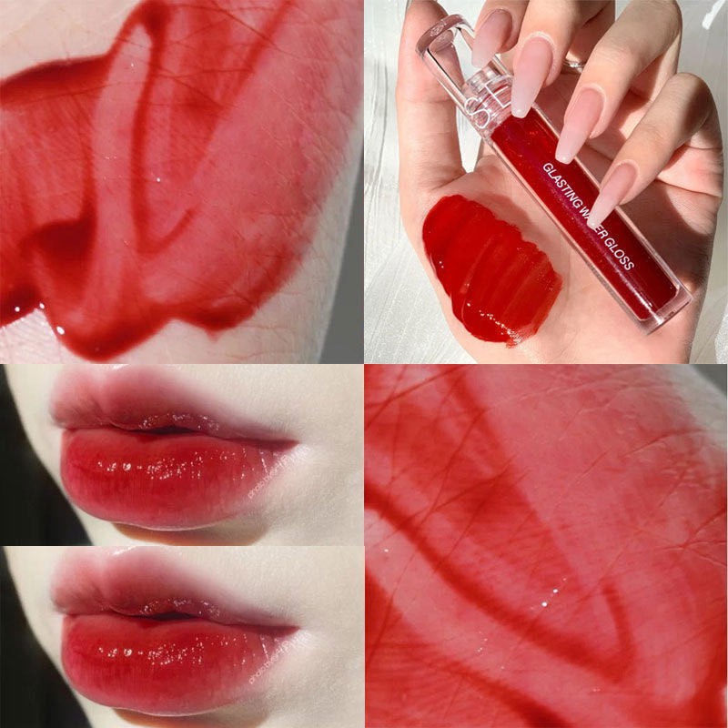 Son Bóng Trong Suốt Dưỡng Ẩm Chống Thấm Nước Không Phai Màu