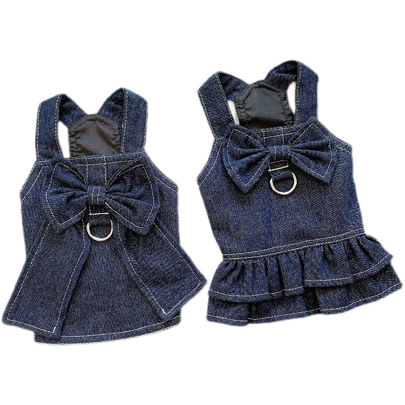 Đầm Jeans Mùa Hè Cho Thú Cưng