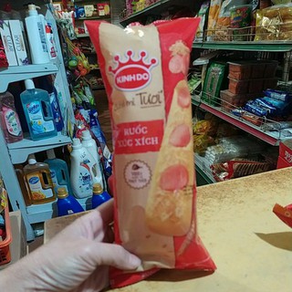 bịch 10 chiếc bánh mì tươi ruốc xúc xích 40 gam /1 chiếc kinh đô