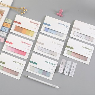 Giấy ghi chú giấy note màu pastel phong cách Hàn Quốc