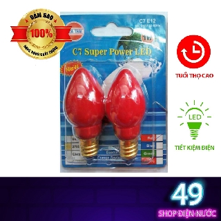 BÓNG ĐÈN TRÁI ỚT- CÀ NA- QUẢ NHÓT NHIỀU MÀU (1w)