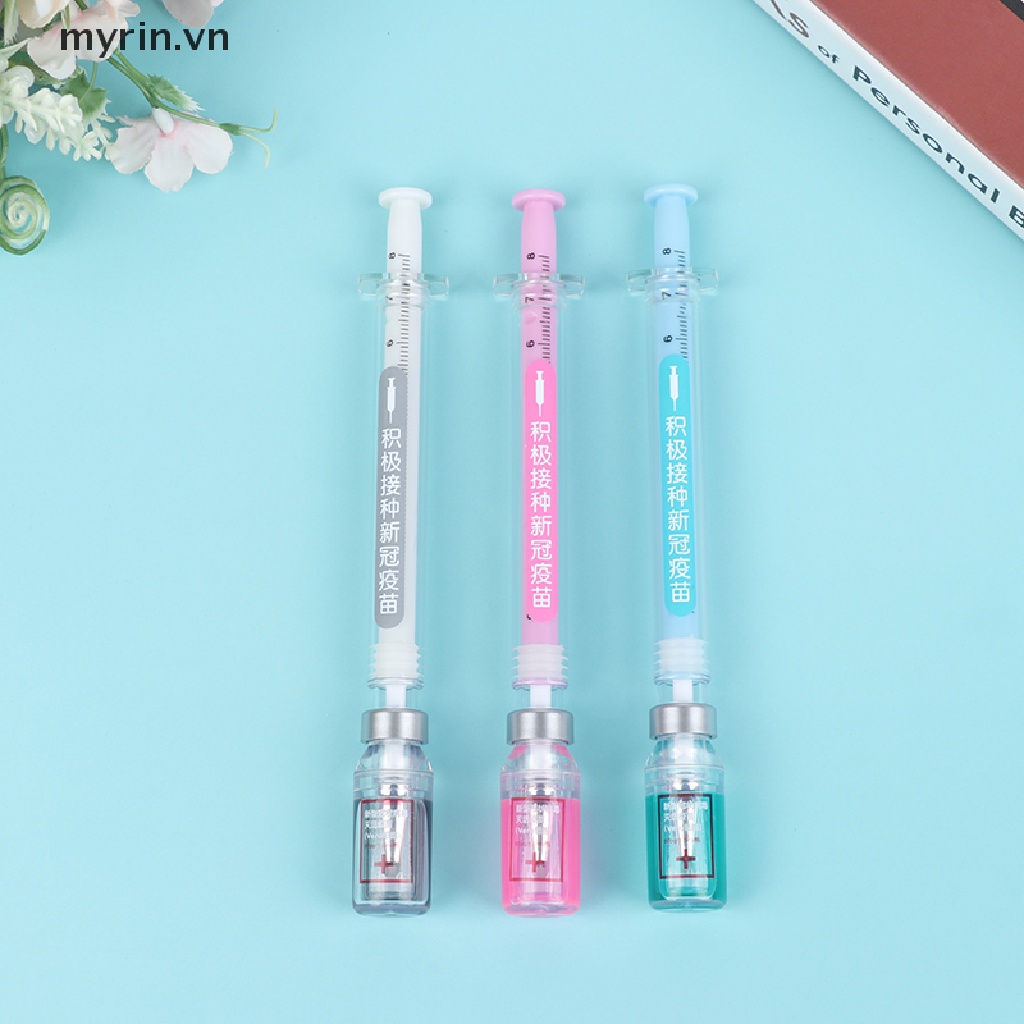 Set 2 Bút Kí Tên Hình Ống Tiêm Độc Đáo