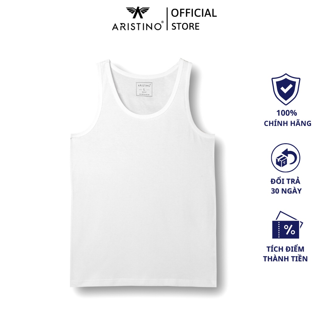 Áo tank top nam ARISTINO chất liệu 100% cotton mềm mại - AC21