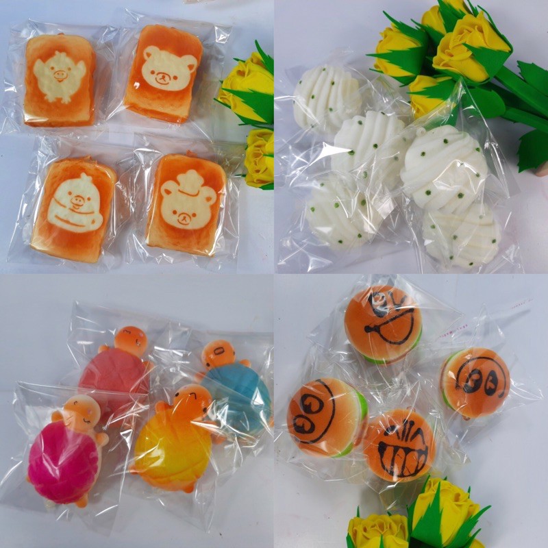 Squishy lát bánh mì nướng mini đẹp