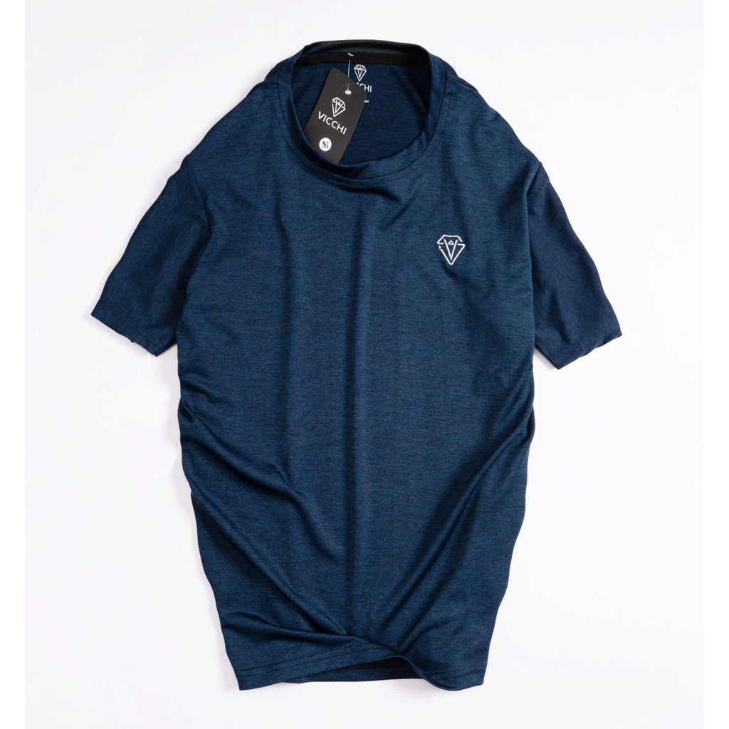 Áo thun nam,áo phông thể thao nam ngắn tay cổ tròn vải cotton mát thấm hút mồ hôi