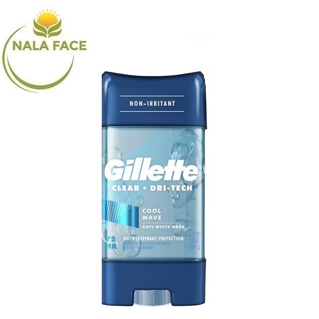 [NEW 2021] Lăn khử mùi dạng gel Gillette Clear Gel Cool Wave 107g từ Mỹ